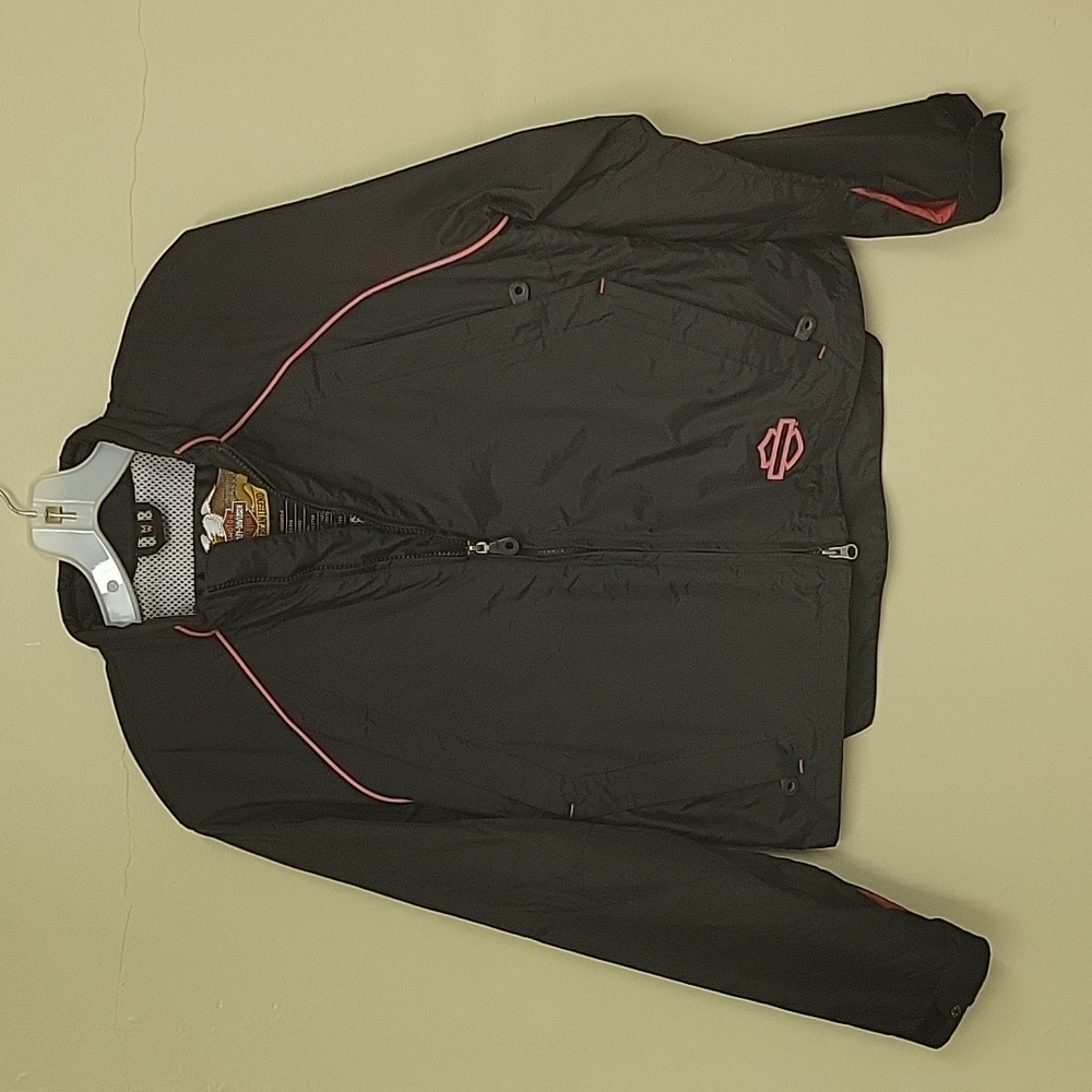 HARLEY DAVIDSON Nylon Riding Jacket Coat Womans M